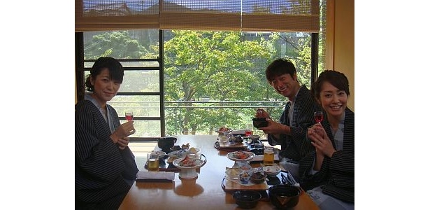 共演した旅番組での様子