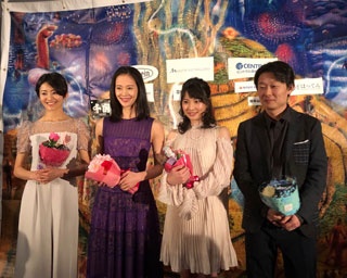 奈良を舞台にした家族と歴史ファンタジーの融合作、映画「かぞくわり」の公開を記念して舞台挨拶を開催！
