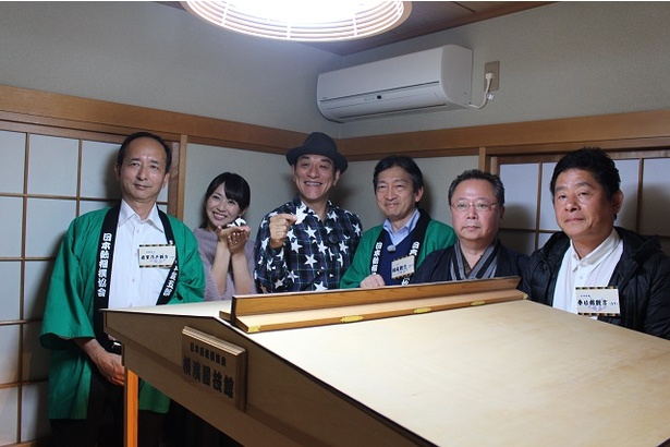 瀧と広瀬アナ、オリジナル力士を作って協会に弟子入りか?