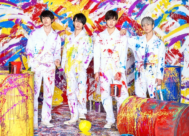 ボーイズアイドルグループ「九星隊」(ナインスターズ)。左から藪佑介、中村昌樹、山口託矢、大池瑞樹