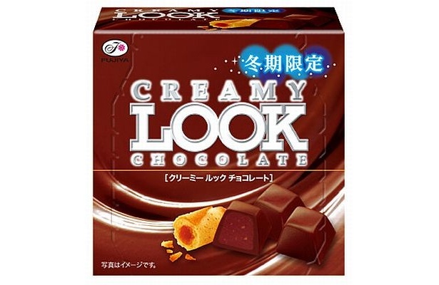 チョコレートクリームと焼菓子のフィアンティーヌを組み合せた「クリーミールック」（231円）