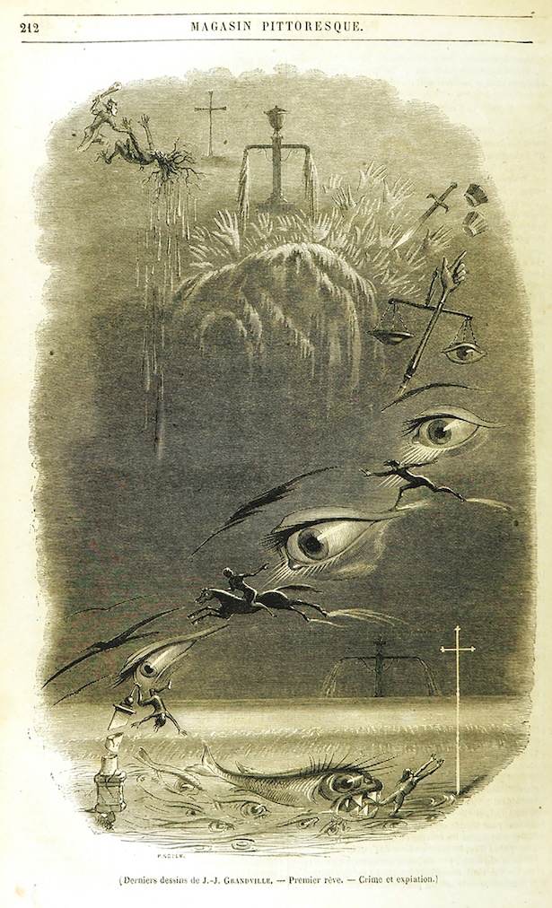 「第一の夢：罪と贖罪」(『マガザン・ピトレスク』より、1847年)