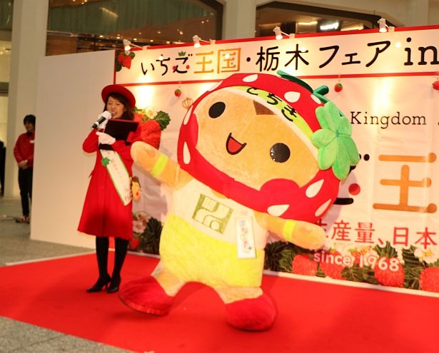 マスコットキャラクターのとちまるくんも登場