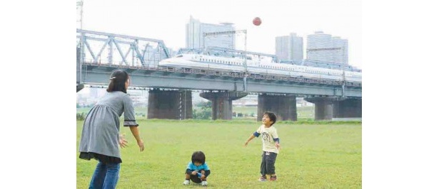 多摩川河川敷
