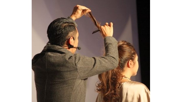 逆毛を立てれば華やかヘアに！