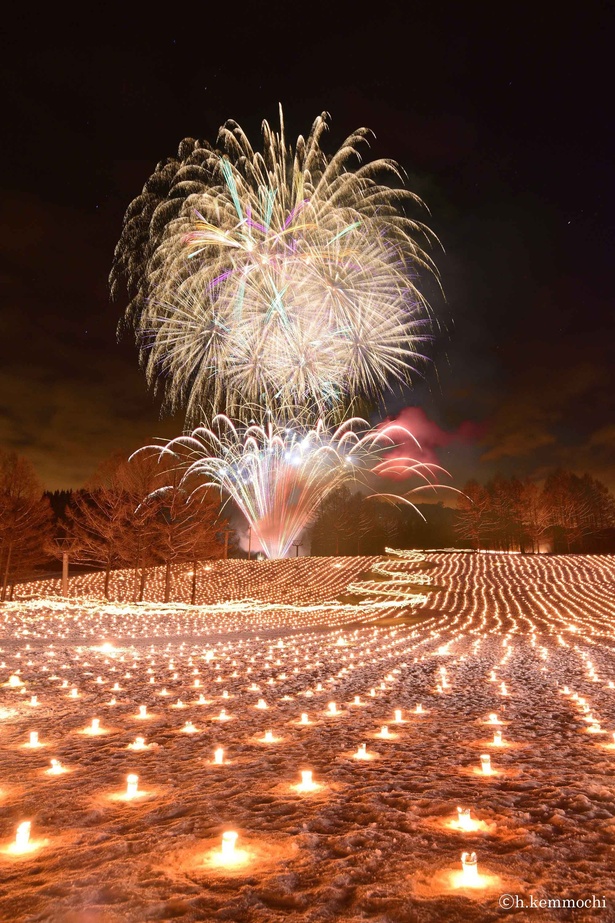 2万本のキャンドルが灯る銀世界 新潟県十日町市 第31回雪原カーニバルなかさと ウォーカープラス