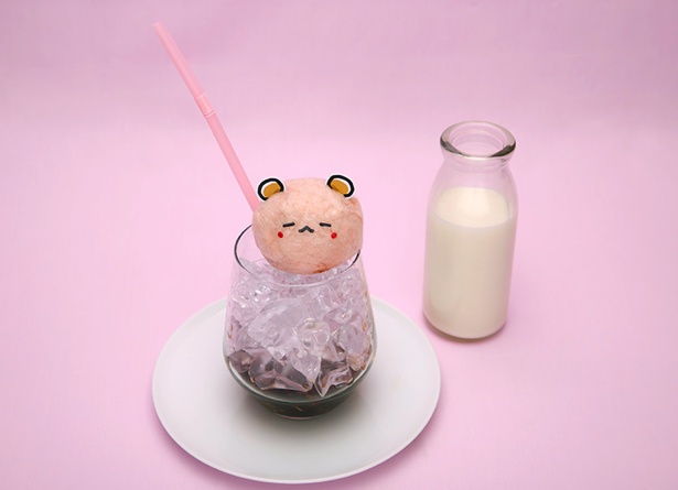 くまのまったり★わたがしミルクティー(税抜790円)
