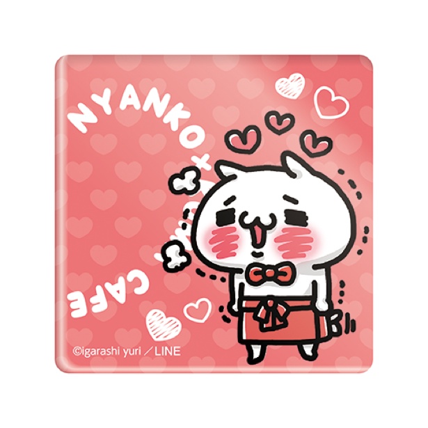 にゃんことくまカフェ アクリルマグネット(にゃんこ)(税抜500円)