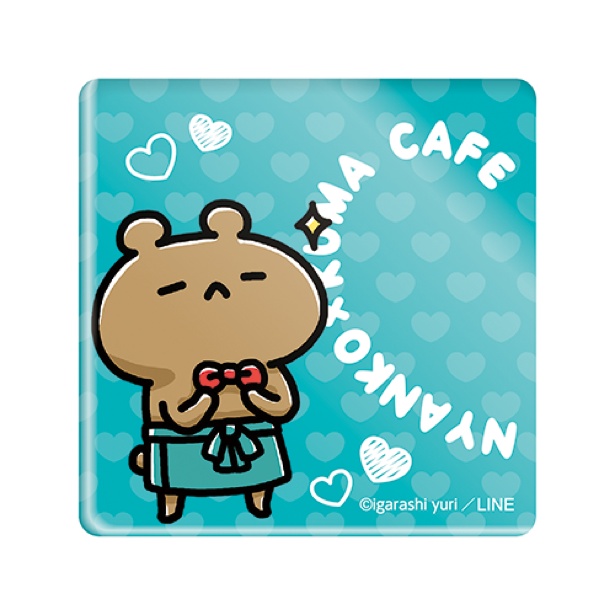 にゃんことくまカフェ アクリルマグネット(くま)(税抜500円)