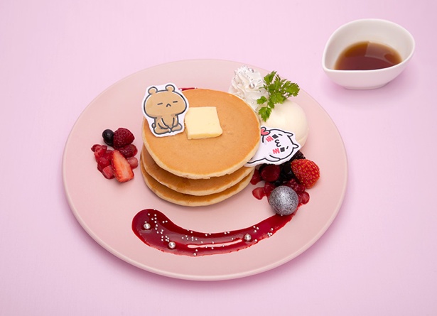 にゃんことくまのかくれんぼパンケーキ(税抜1390円)