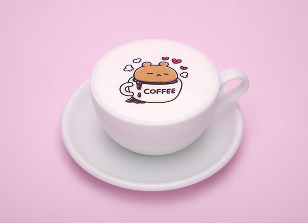 くまのちょっと一休みカフェラテ(税抜890円)