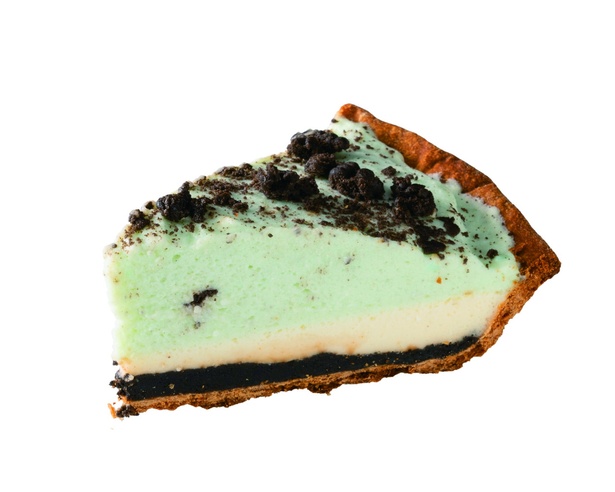 ミントとチョコのカクテル、グラスホッパーをベースにした「グラスホッパーパイ」(税抜650円)