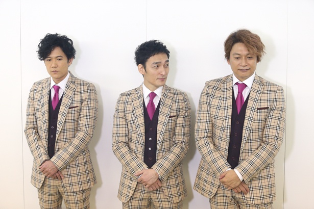 「新しい地図」の3人(左から、稲垣吾郎、草彅 剛、香取慎吾)
