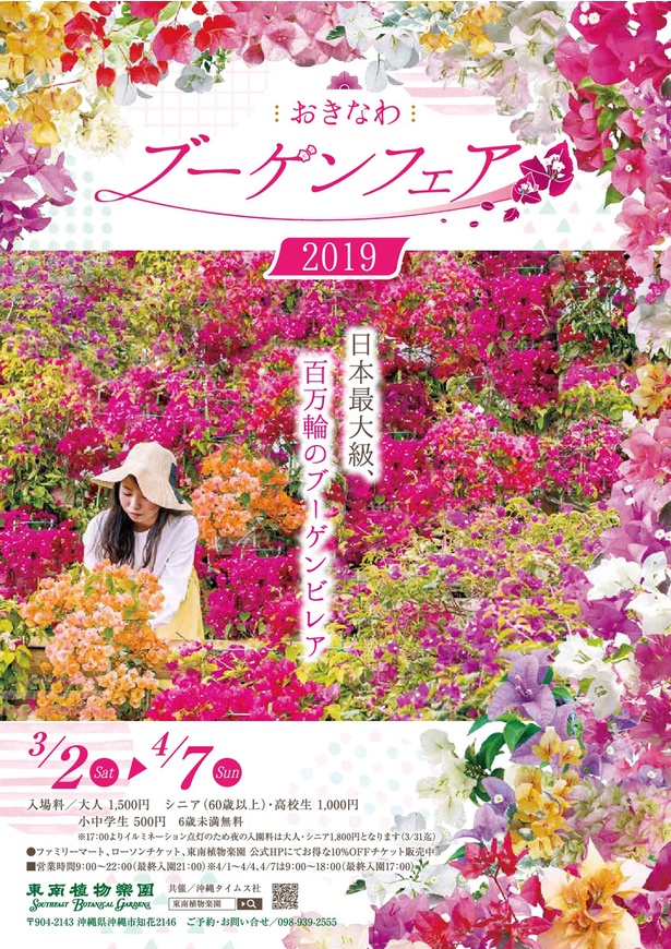 おきなわブーゲンフェア2019　ポスター