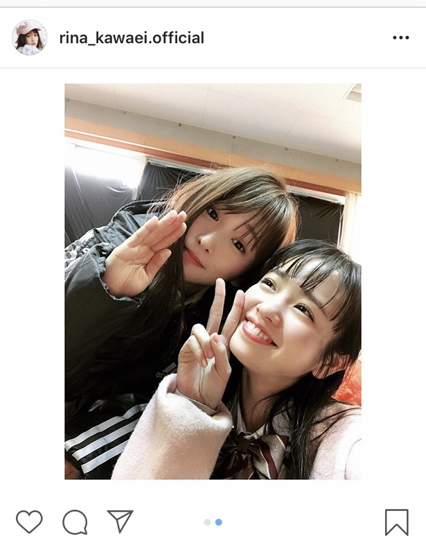 「3年A組―」放送中、何度も川栄李奈のSNSに登場した仲良しの“よこたまん”こと横田真悠