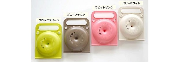 カラーはラビットピンクやフロッググリーンなど4色で展開