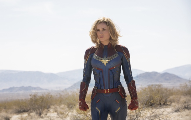 【写真を見る】ブリー・ラーソンがミステリアスな女性ヒーローを演じる(『キャプテン・マーベル』)