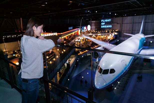 ボーイング787初号機が展示されたFLIGHT OF DREAMS