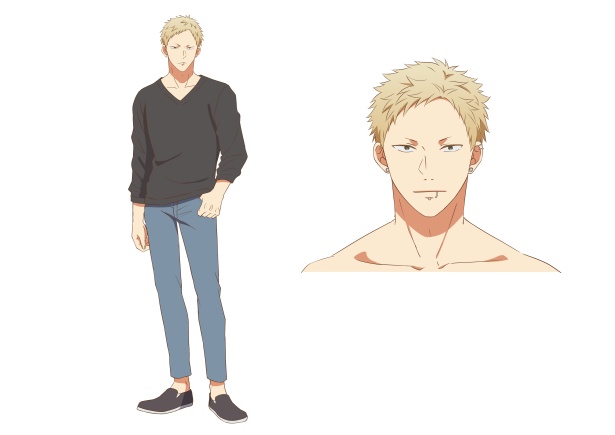 梶秋彦(CV:江口拓也)。バンドではドラムを担当しているが、バイオリンやギター、ベースもこなす多才の持ち主。強面のモテ男