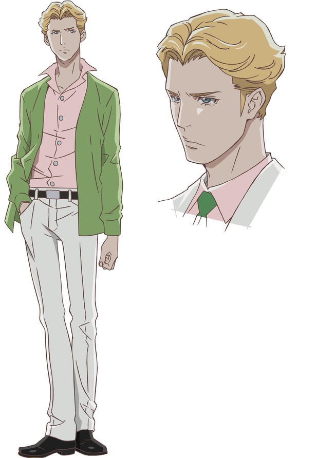 「キャロル&チューズデイ」のキャラクター、スペンサー(CV:櫻井孝宏)。チューズデイの兄。将来は母の地盤を受け継ぎ政治家になる予定