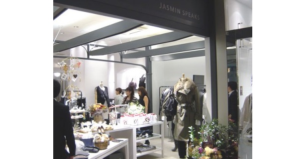 セレクトショップ「ジャスミン スピークス」。京都初出店