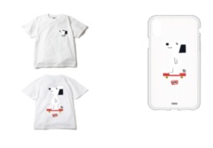 Billionaire Boys Club×ニーナ・シャネル・アブニー氏が手がけた「Tシャツ」(写真左9720円)、「iPhoneX用ケース」(同右4320円)