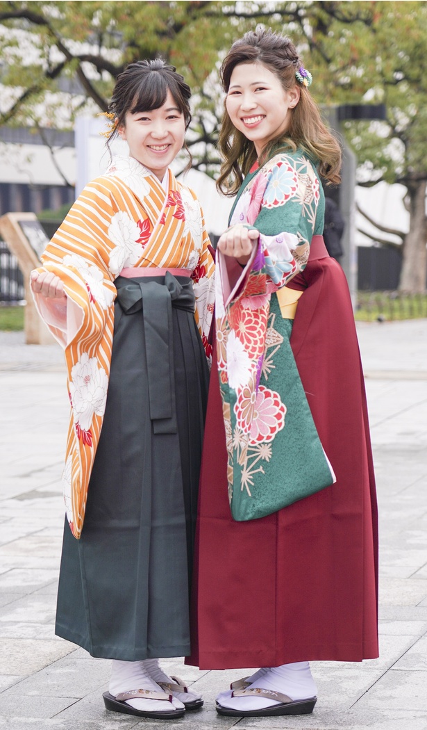  平成30年度福岡大学の卒業生、かおりさん、りささん