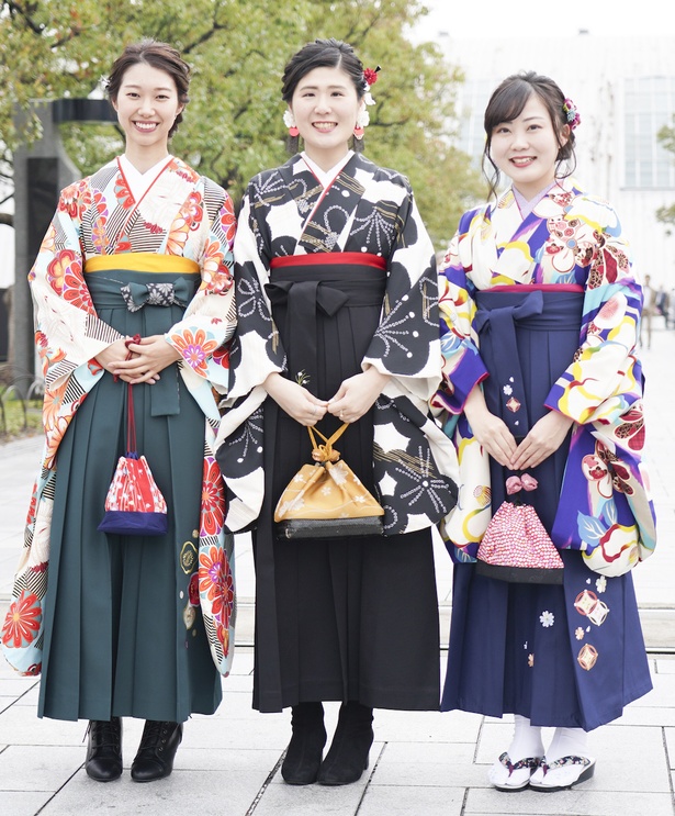  平成30年度福岡大学の卒業生、わかなさん、みゆうさん、はなえさん