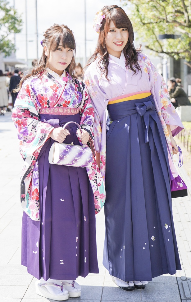 平成30年度福岡大学の卒業生、ゆきさん、あやさん