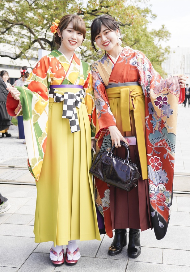 平成30年度福岡大学の卒業生、さきさん、あすかさん