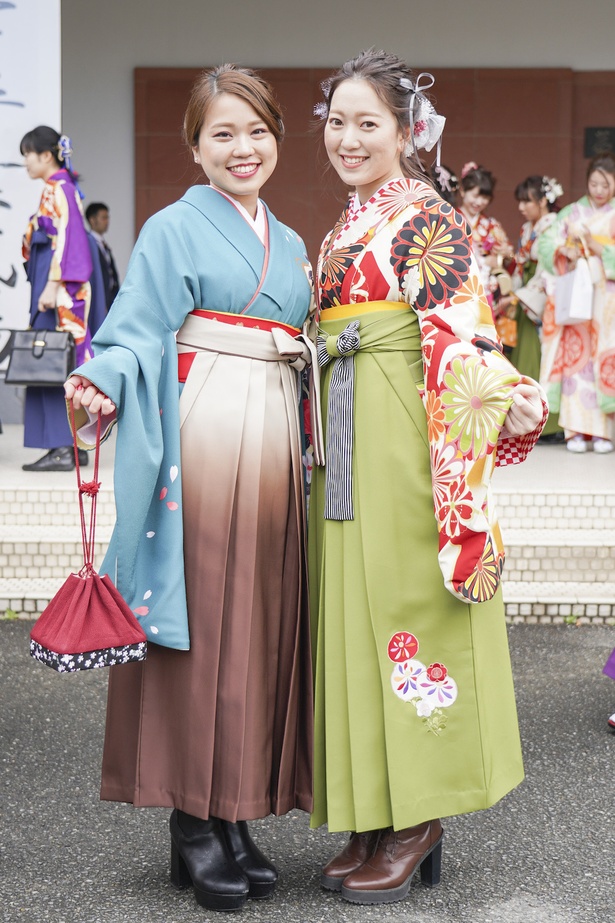 平成30年度福岡大学の卒業生、のぞみさん、りほさん