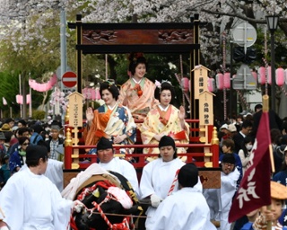 家康の花見を再現！静岡県静岡市で「第63回静岡まつり」開催