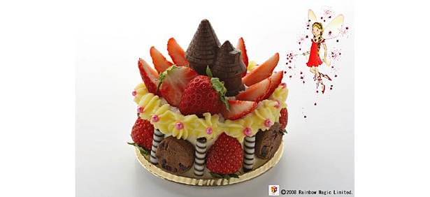 赤の妖精ルビーのショートケーキ（780円・横浜夢本舗）。直径は約10cm