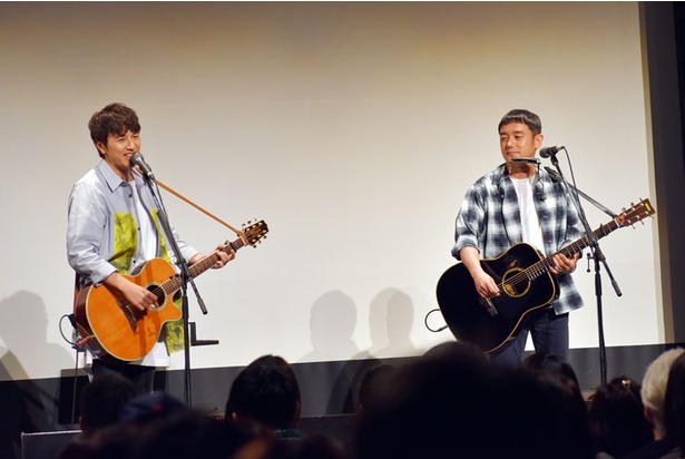 イベントの最後に、サプライズで曲を披露してくれた！
