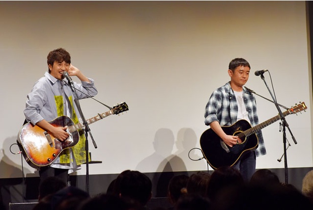 イベントの最後に、サプライズで曲を披露してくれた！