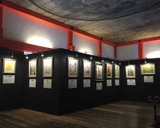滋賀県・三井寺で「漫画家による仏の世界展」開催中。約50名の漫画家らが描いた仏の絵を展示