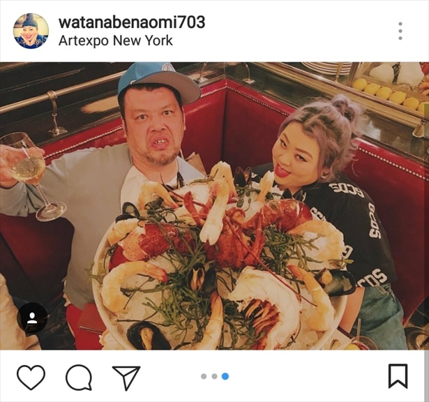 ※画像は渡辺直美Instagram(watanabenaomi703)のスクリーンショットです