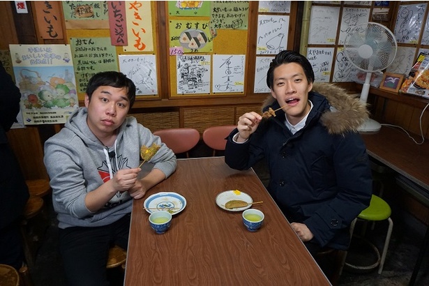 ご当地グルメの静岡うどんで食レポにも挑戦