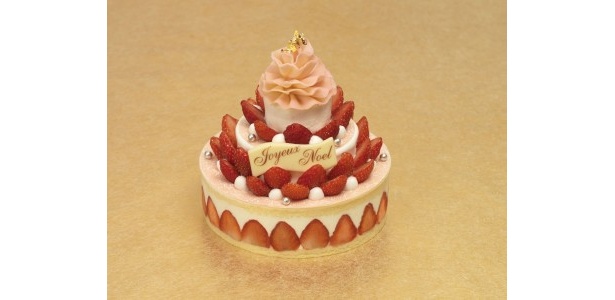 銀座本店で限定発売される「ショートケーキ ドゥ ノエル」。この豪華さ！