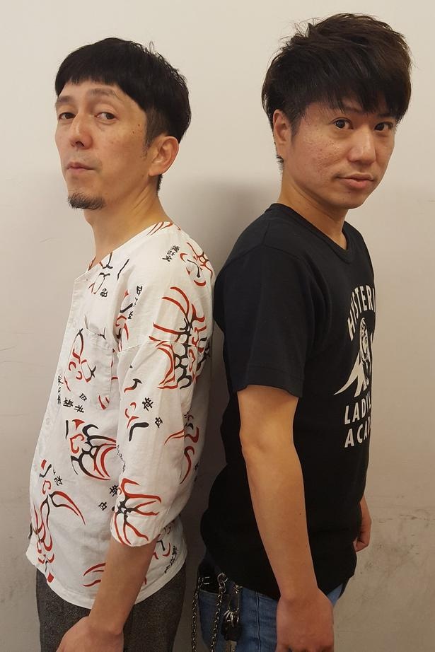 2丁拳銃の小堀裕之(左)と川谷修士(右)
