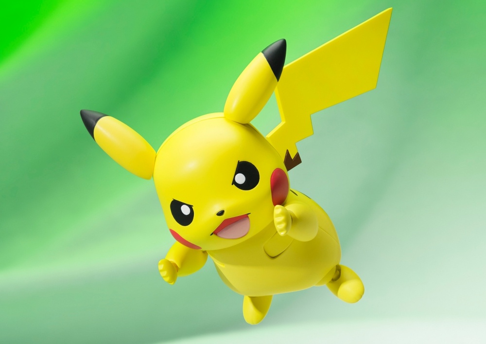 凛々しい表情もかわいいぞ!(「S.H.Figuarts ピカチュウ」)