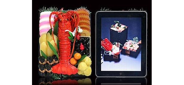 【画像】特大伊勢エビや昆布巻きが乗った“iPadおせち”など、商品詳細はこちら！