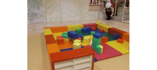 5階にはちびっ子が遊べる空間も