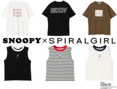 「SPIRALGIRL(スパイラルガール)」から登場したスヌーピーの新作Tシャツ