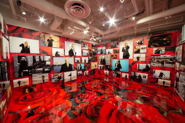 ROLAND写真館のエリア。会場には200枚以上のみ公開写真が展示されている※写真は東京会場