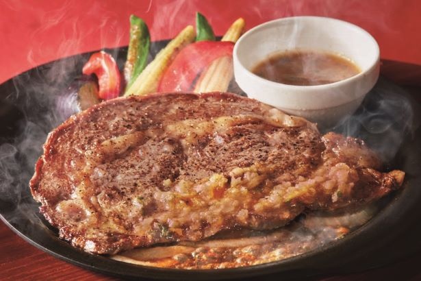 「牛リブロースステーキ」(1499円)　※肉ダブルはプラス600円 
