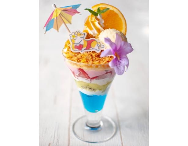 「しばんばんのレインボーパフェ」(1190円)
