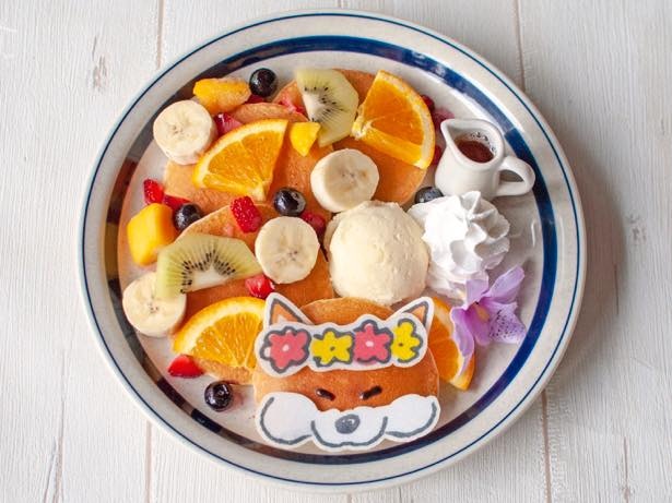 「しばんばんのトロピカルフルーツパンケーキ」(1250円)
