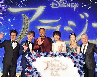 ウィル・スミス「どちらもハンサム！」　中村倫也もはしゃいだ『アラジン』ナイトリポート