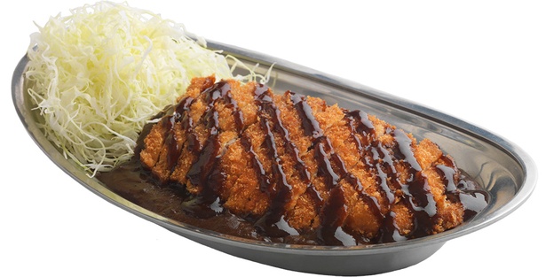 小(250g税込730円)から特大(700g税込990円)まで4段階からボリュームを選べるロースカツカレー / ゴーゴーカレー